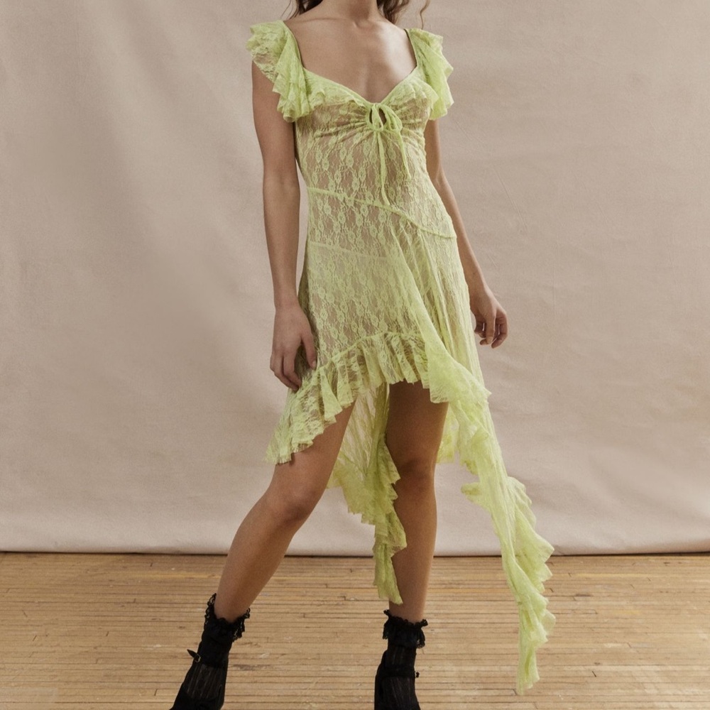 Urban Outfitters Sweetheart Neckline Dress Coquette Fairycore Whimsical